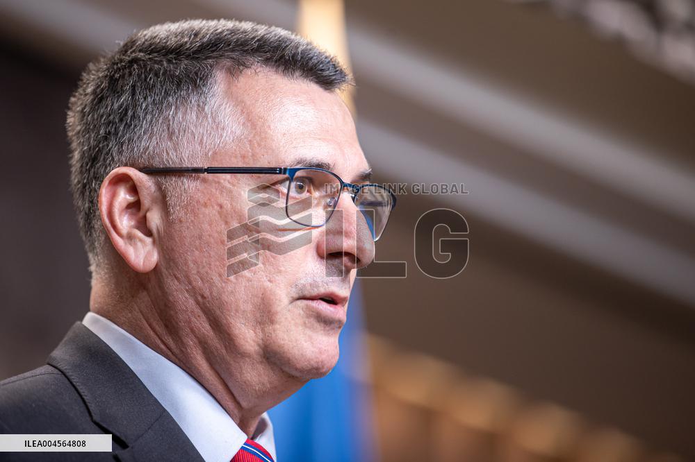 Press conference of Gideon Sa'ar and Margus Tsahkna