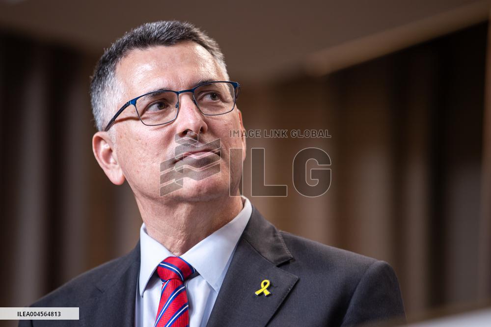 Press conference of Gideon Sa'ar and Margus Tsahkna