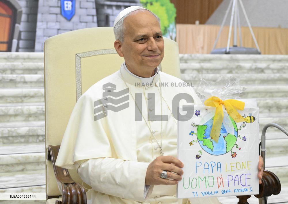 Pope Leo XIV Meets With Over 600 Children - Vatican