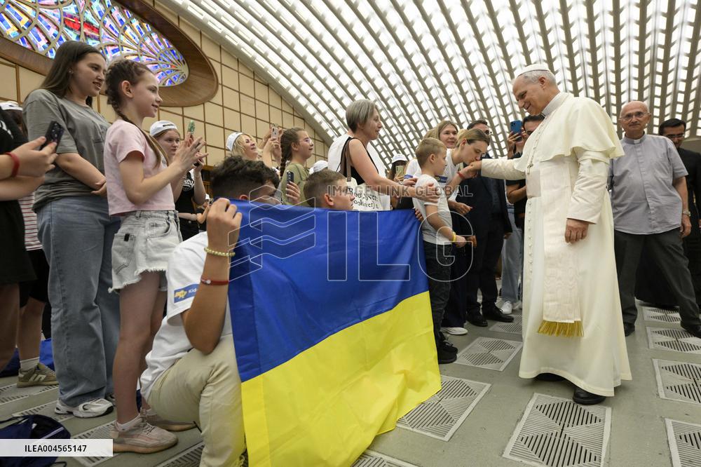 Pope Leo XIV Meets With Over 600 Children - Vatican