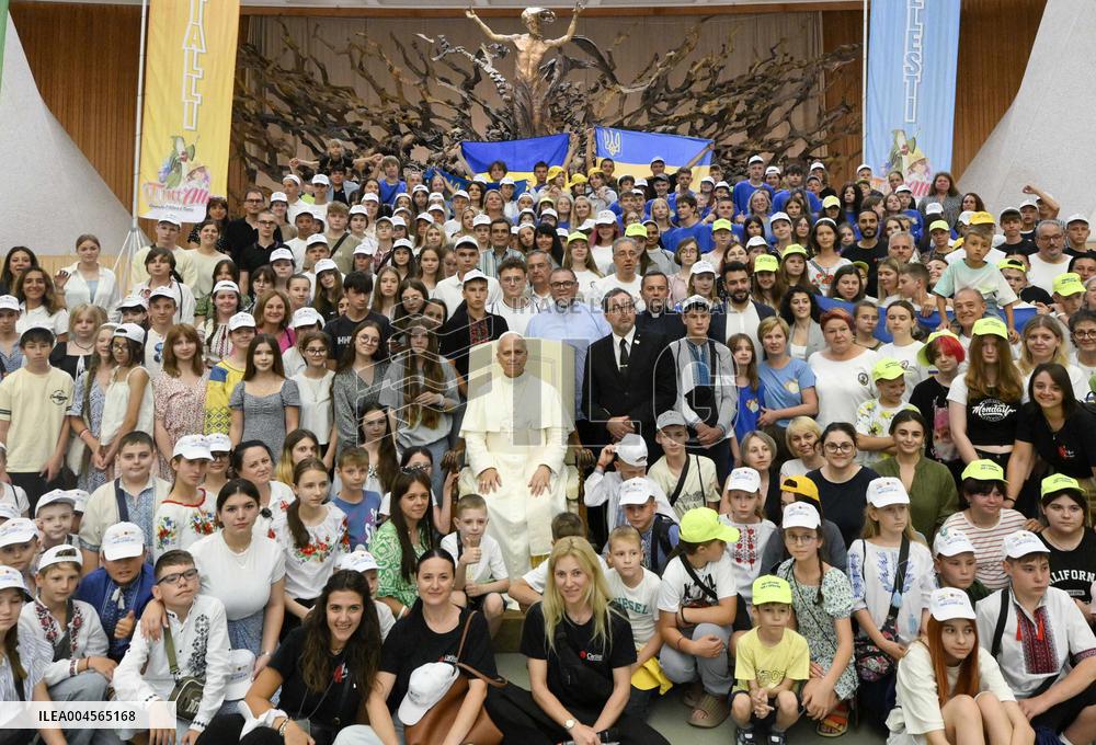 Pope Leo XIV Meets With Over 600 Children - Vatican