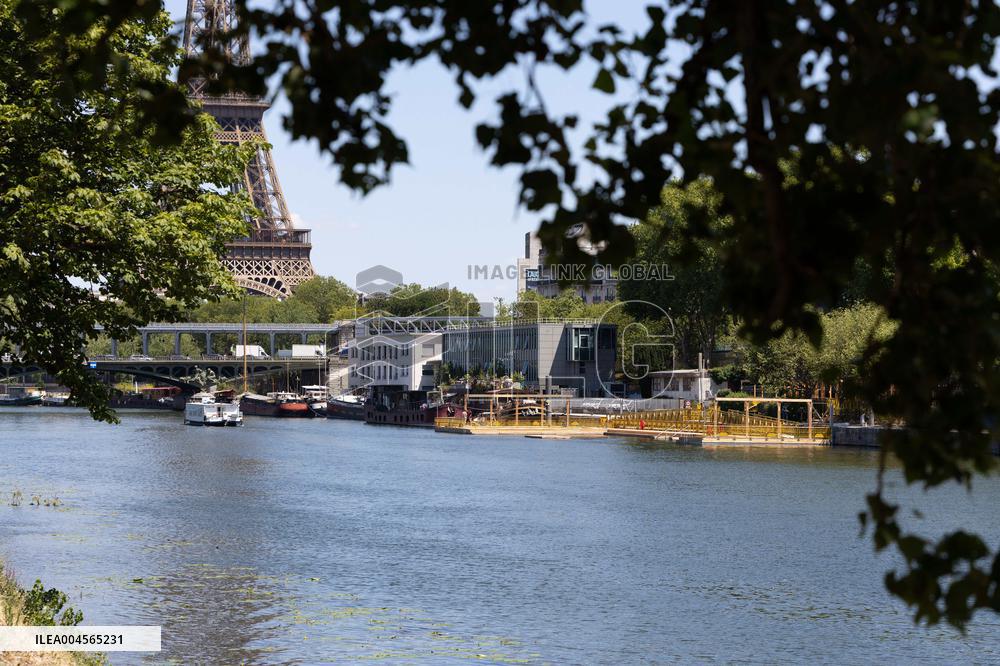 Construction of safe bathing area for swimming in the Seine - Paris RL