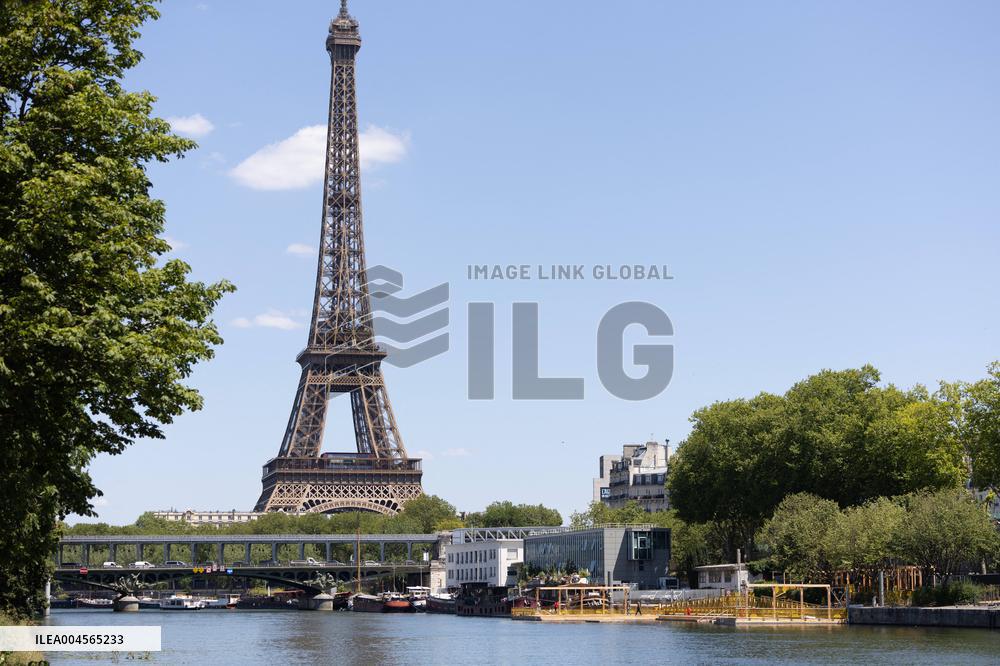 Construction of safe bathing area for swimming in the Seine - Paris RL
