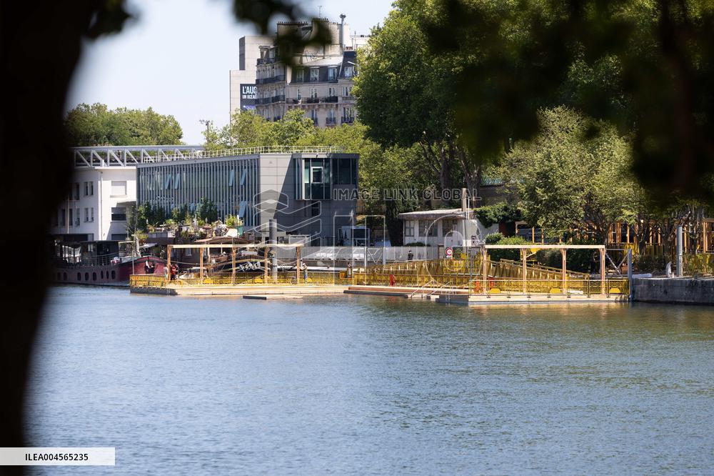 Construction of safe bathing area for swimming in the Seine - Paris RL