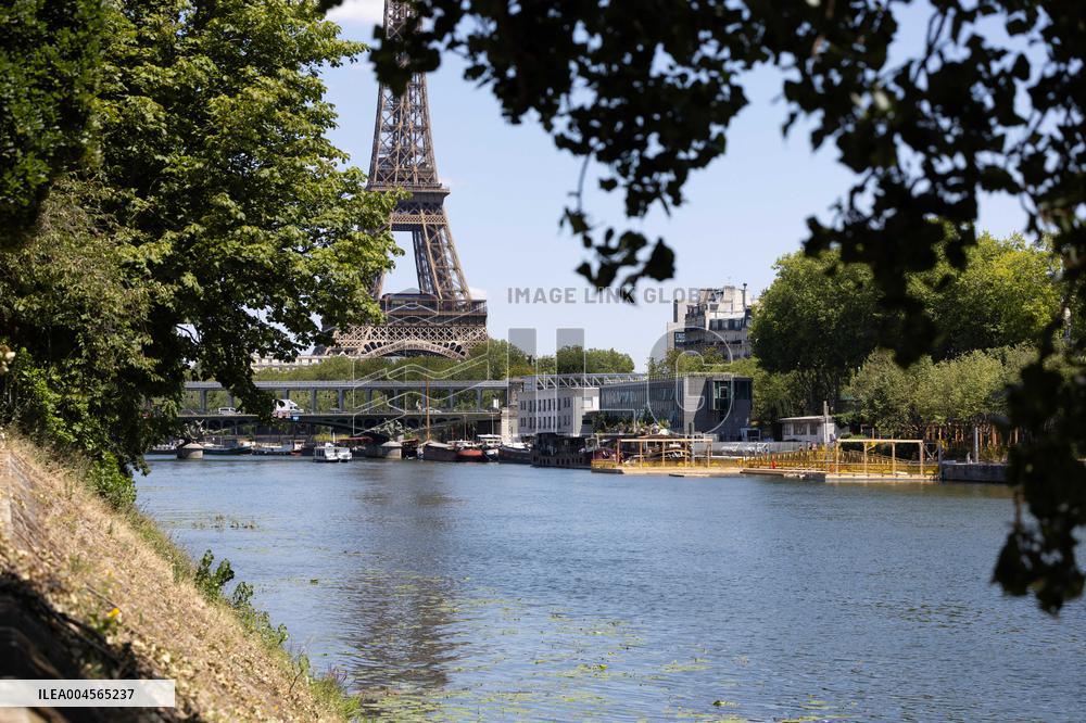 Construction of safe bathing area for swimming in the Seine - Paris RL