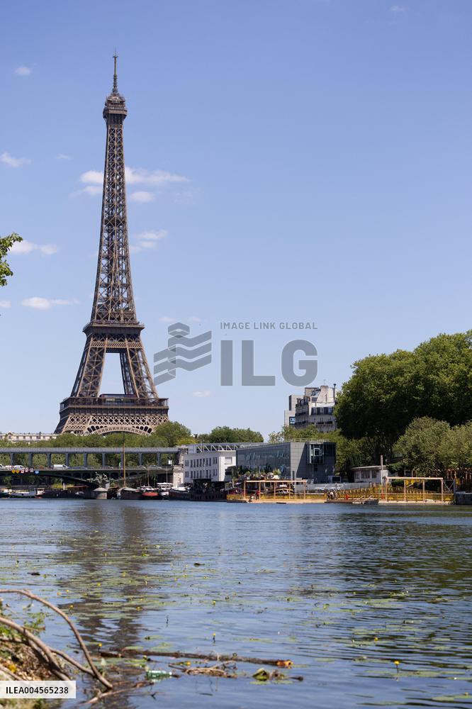 Construction of safe bathing area for swimming in the Seine - Paris RL