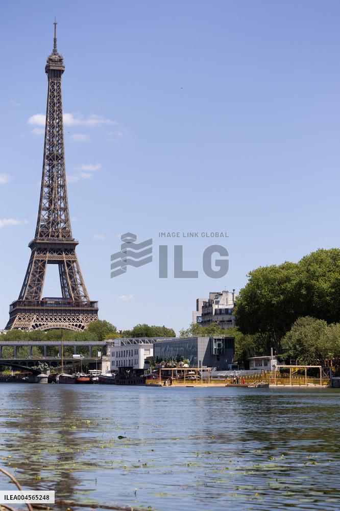 Construction of safe bathing area for swimming in the Seine - Paris RL