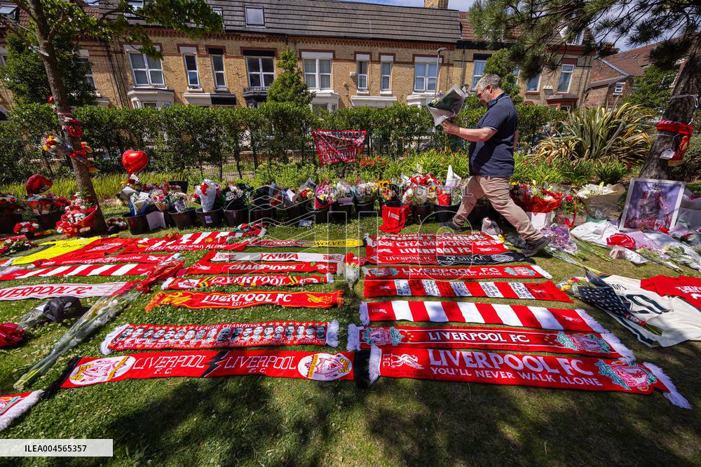 Diogo Jota Tributes - Liverpool