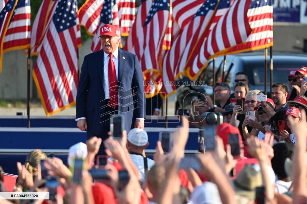 Trump participates in the Salute to America Celebration