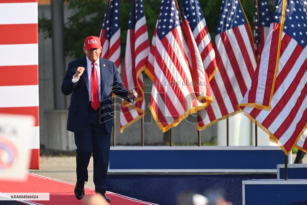 Trump participates in the Salute to America Celebration
