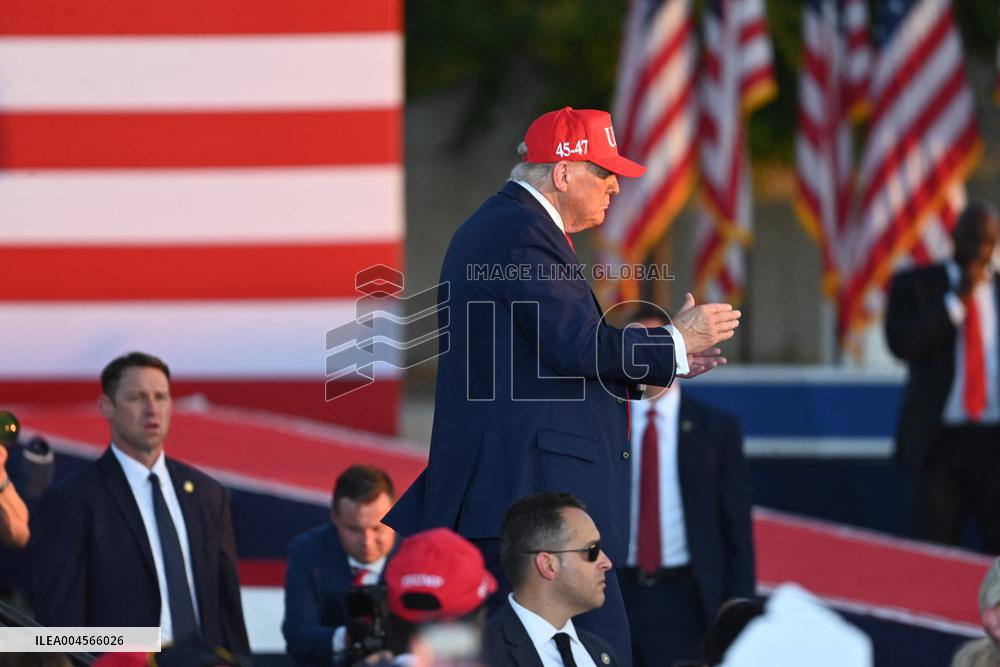 Trump participates in the Salute to America Celebration