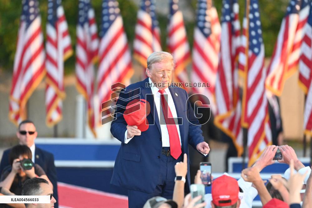 Trump participates in the Salute to America Celebration