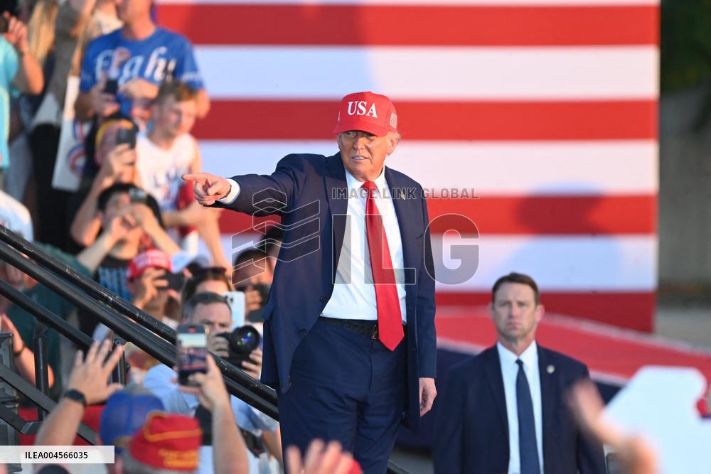 Trump participates in the Salute to America Celebration