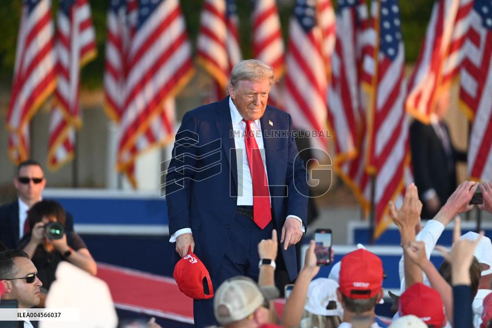 Trump participates in the Salute to America Celebration