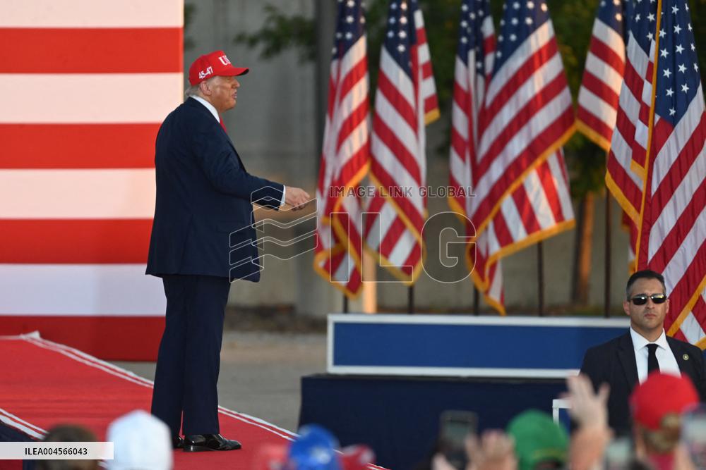 Trump participates in the Salute to America Celebration