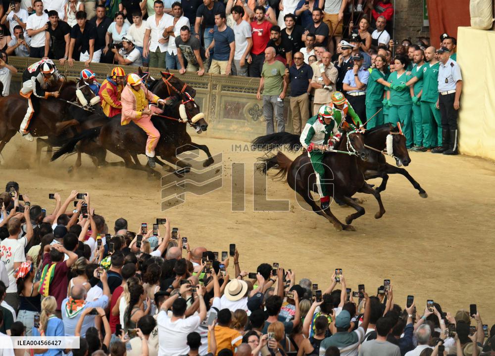 Palio in Siena Historical Horse Race - Italy