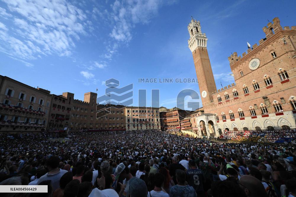Palio in Siena Historical Horse Race - Italy