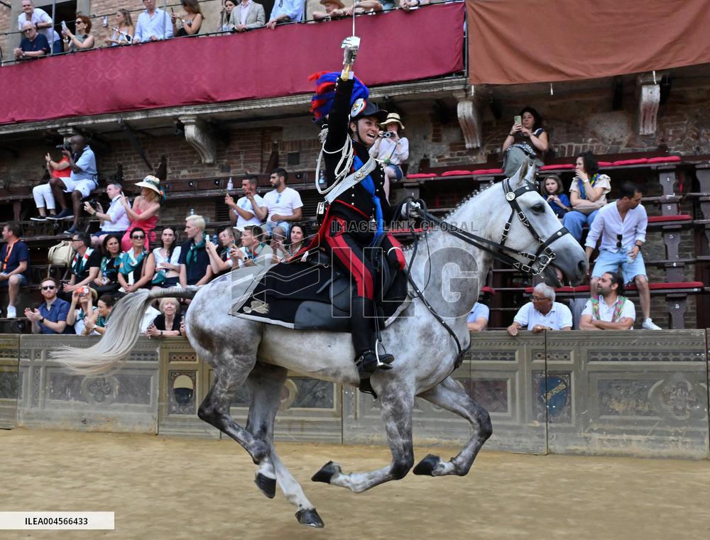 Palio in Siena Historical Horse Race - Italy