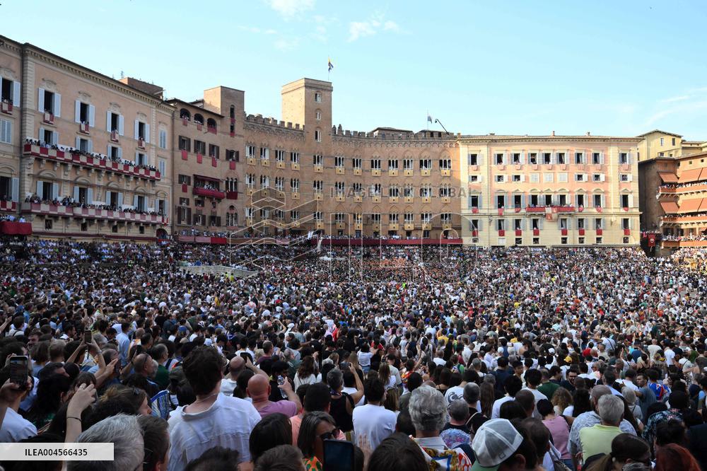Palio in Siena Historical Horse Race - Italy