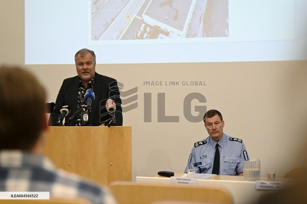 Police press conferecence about the stabbing near Ratina shopping centre