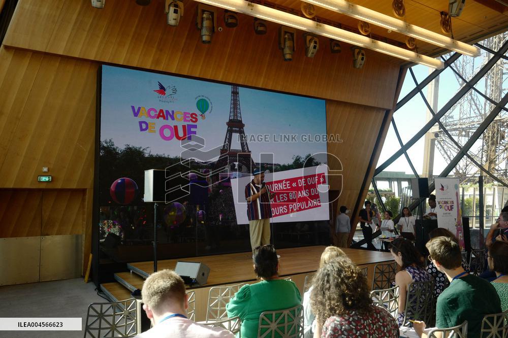 Press Conference for the World Day of the Forgotten of the Holidays - Paris