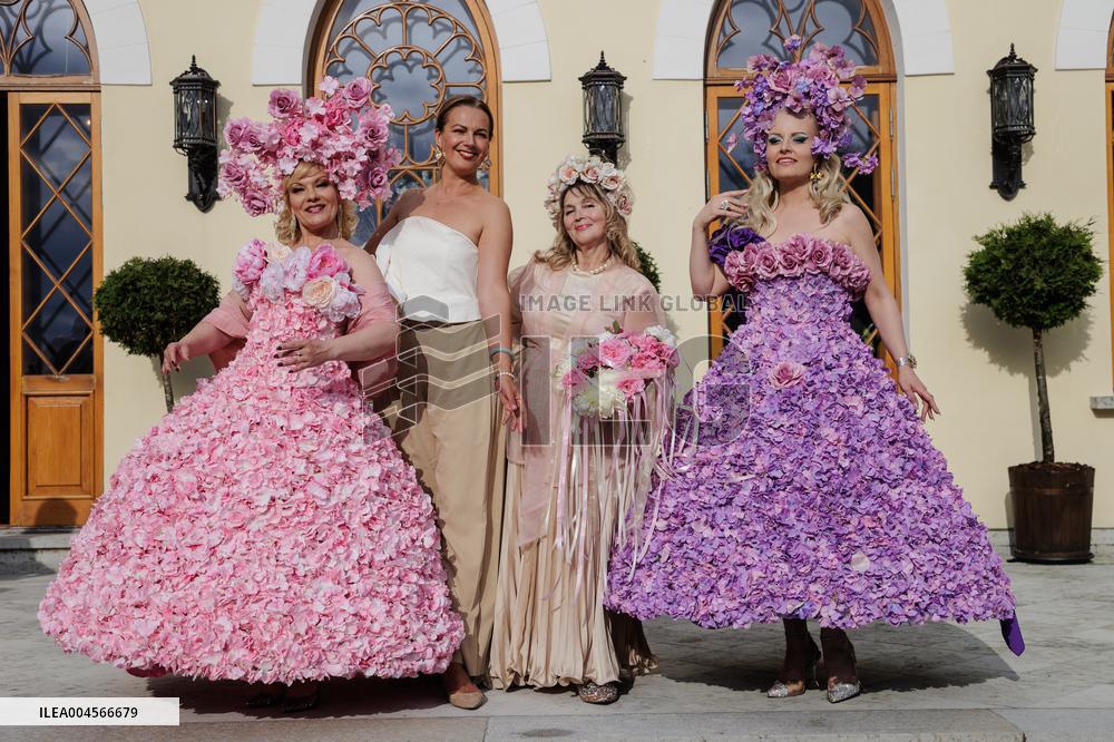 Opening of an art exhibition