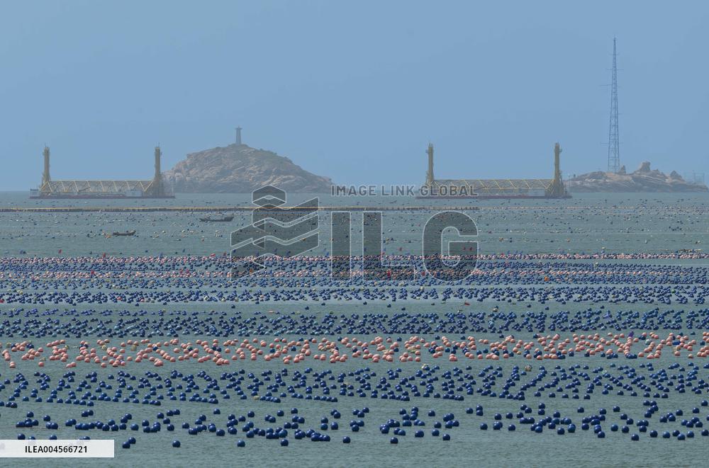 Aerial Views Of Intelligent Mariculture Platforms - China