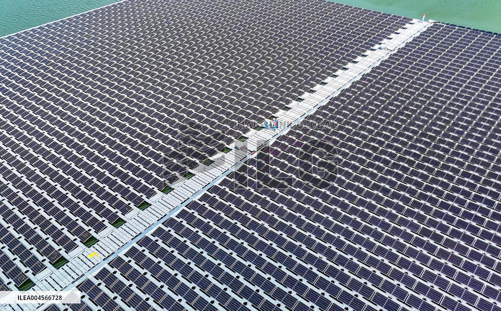 China First All-seawater Floating PV Project Put Into Use