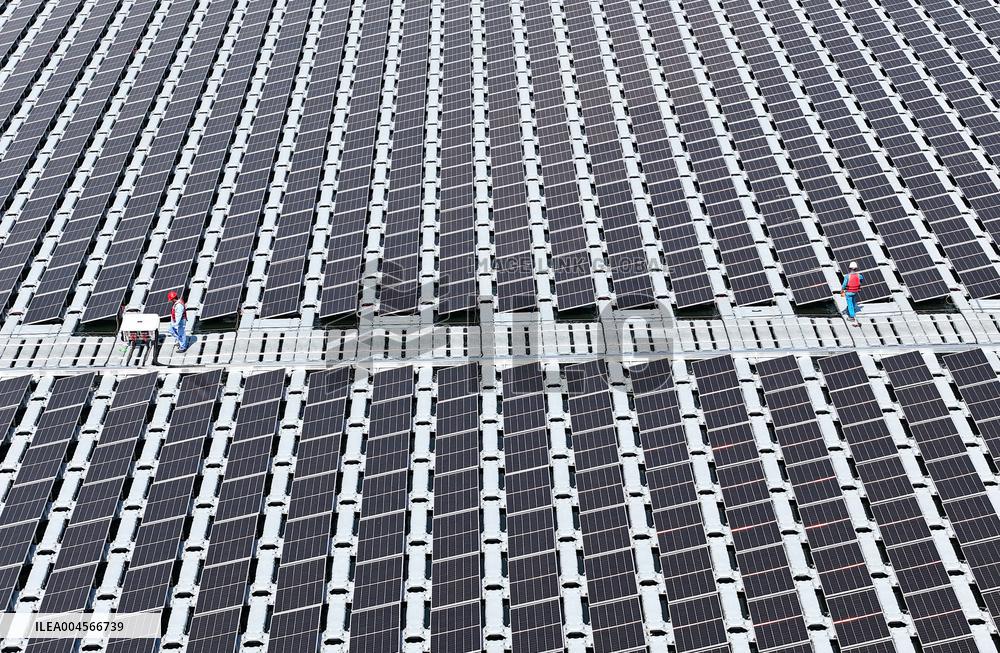 China First All-seawater Floating PV Project Put Into Use