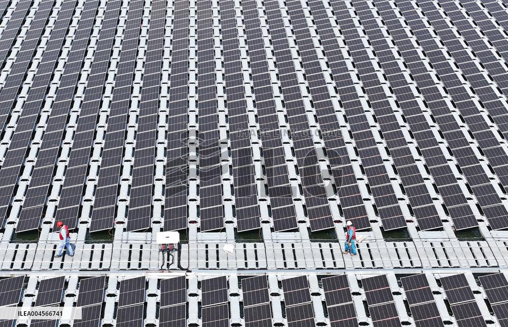 China First All-seawater Floating PV Project Put Into Use