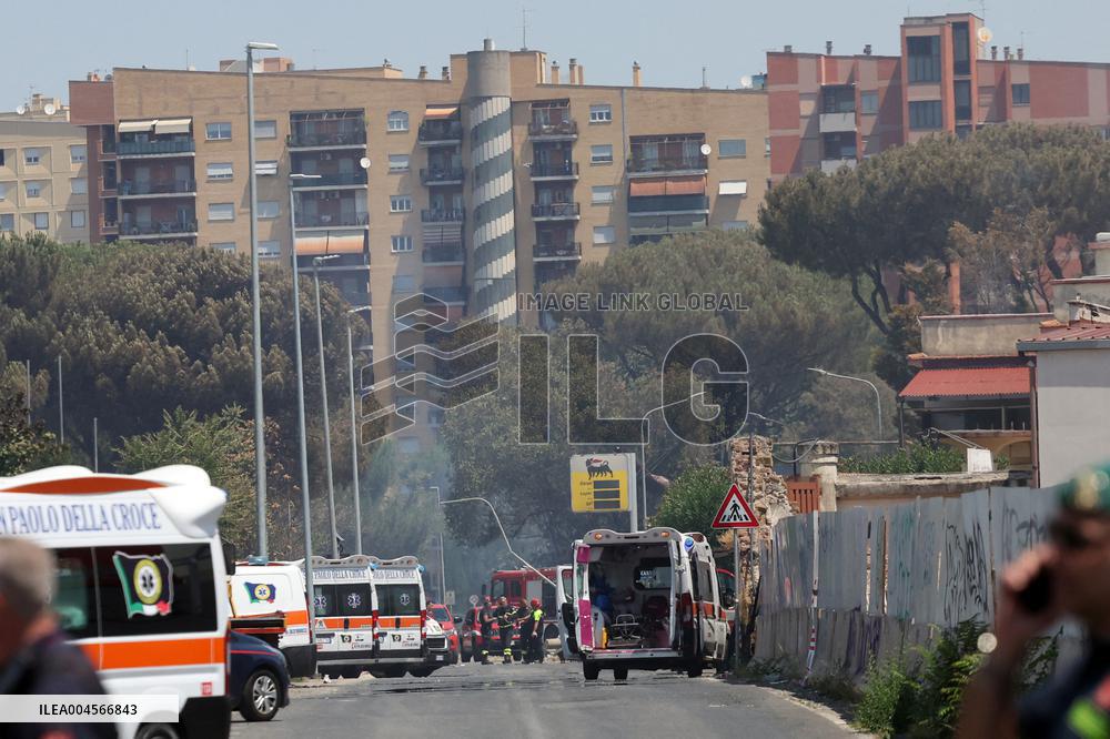 An Explosion at A Service Station Injures at Least 21 People - Rome