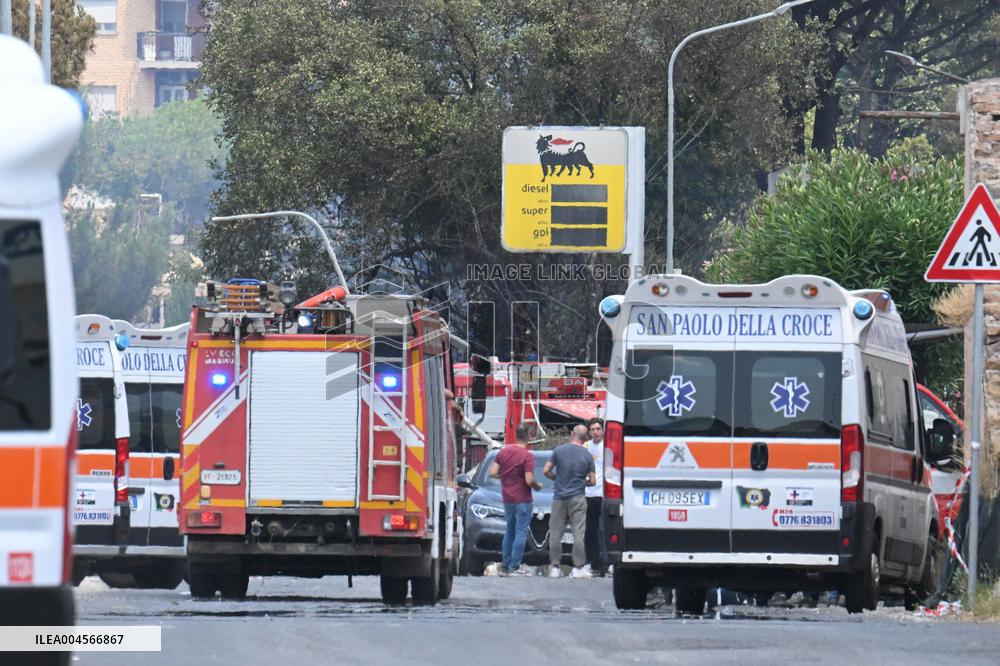 An Explosion at A Service Station Injures at Least 21 People - Rome