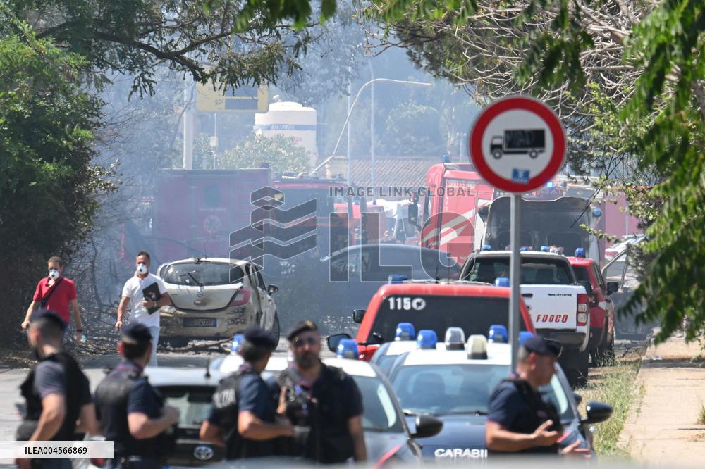 An Explosion at A Service Station Injures at Least 21 People - Rome