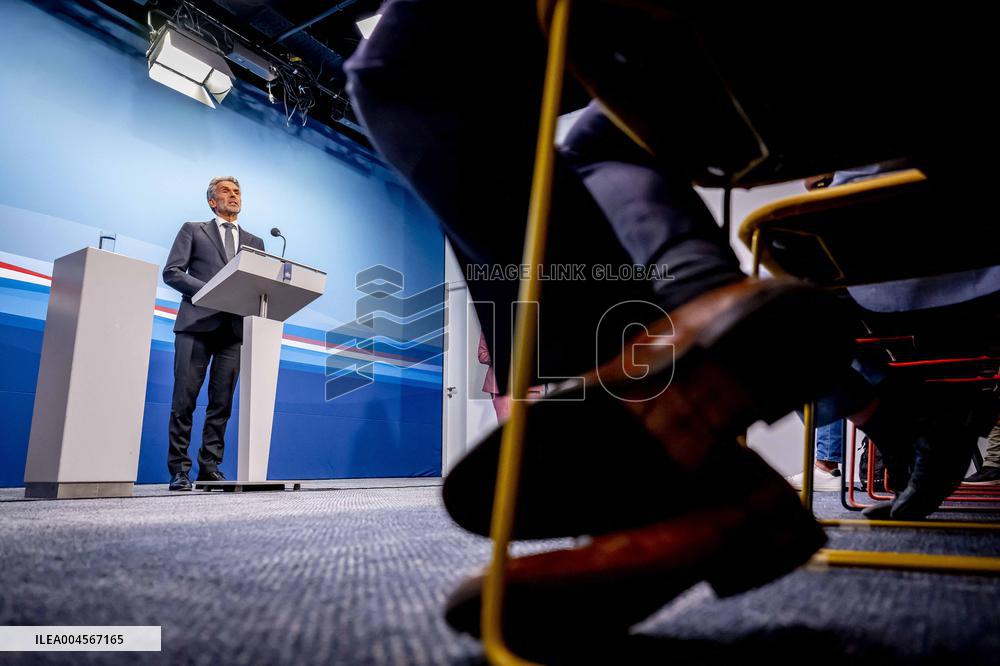 PM Dick Schoof Speaks At Press Conference - The Hague
