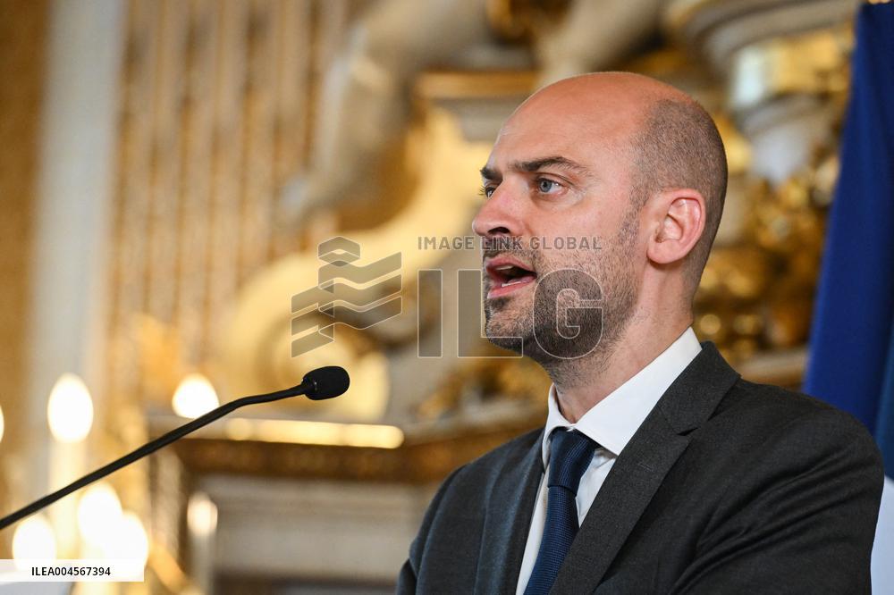 Presser with Jean-Noel Barrot and Wang Yi - Paris