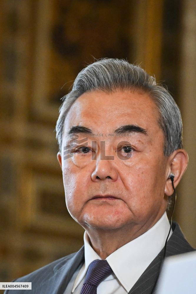 Presser with Jean-Noel Barrot and Wang Yi - Paris