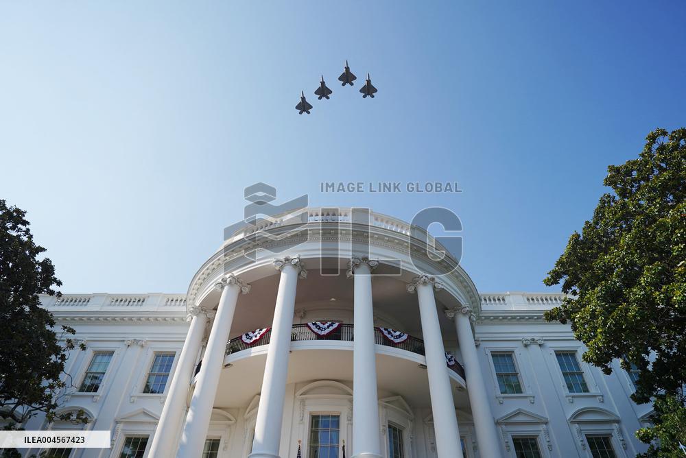 USAF Flyover in Washington