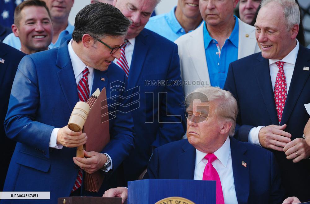President Trump Signs Tax Bill at the White House in Washington
