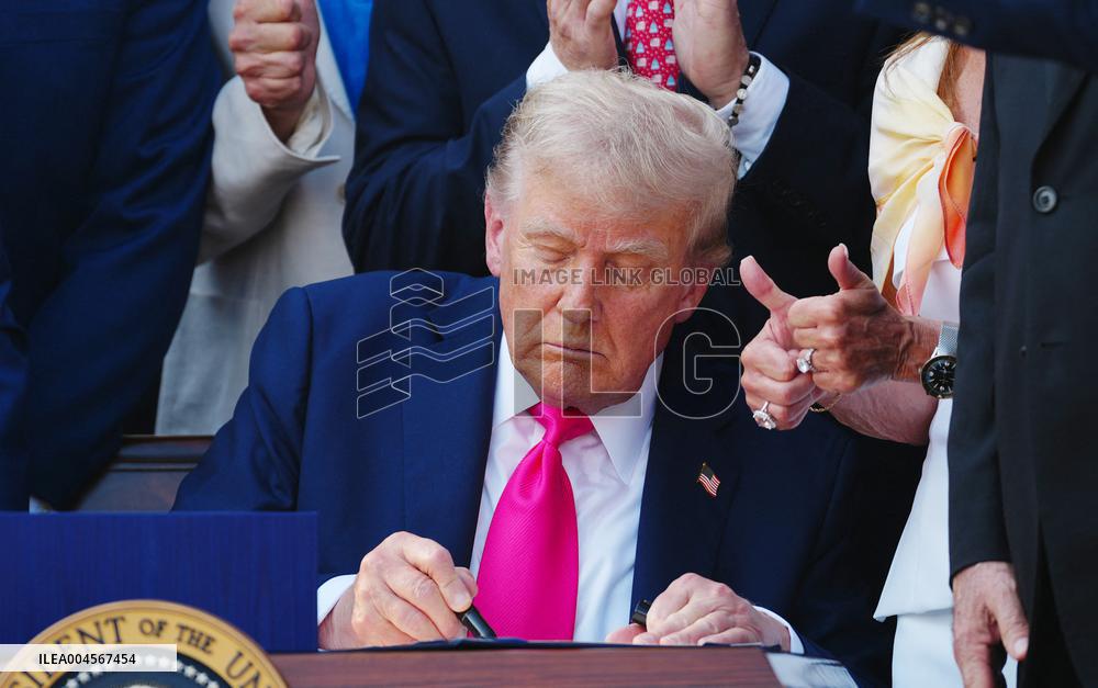 President Trump Signs Tax Bill at the White House in Washington