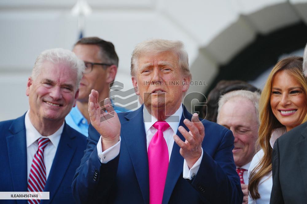 President Trump Signs Tax Bill at the White House in Washington