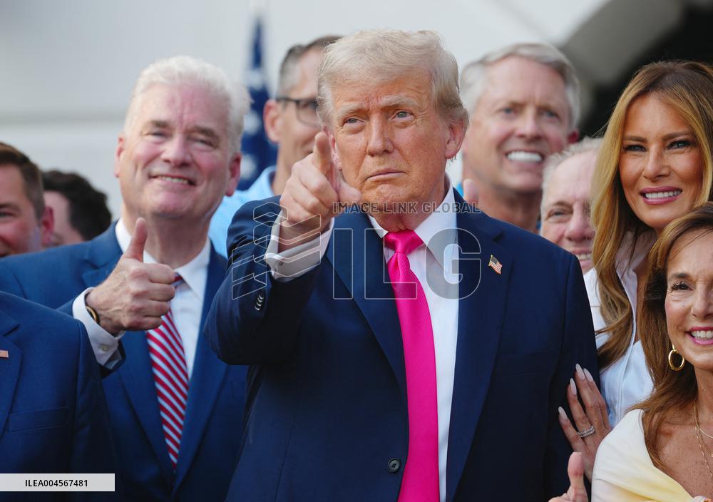President Trump Signs Tax Bill at the White House in Washington