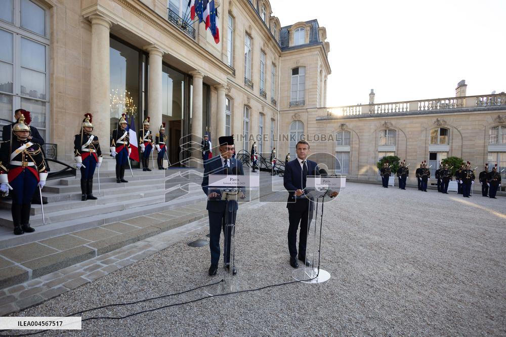 Emmanuel Macron Welcomes Malaysian Prime Minister - Paris RL