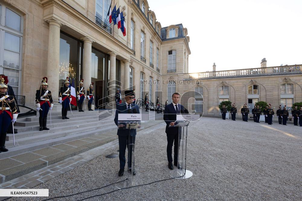 Emmanuel Macron Welcomes Malaysian Prime Minister - Paris RL