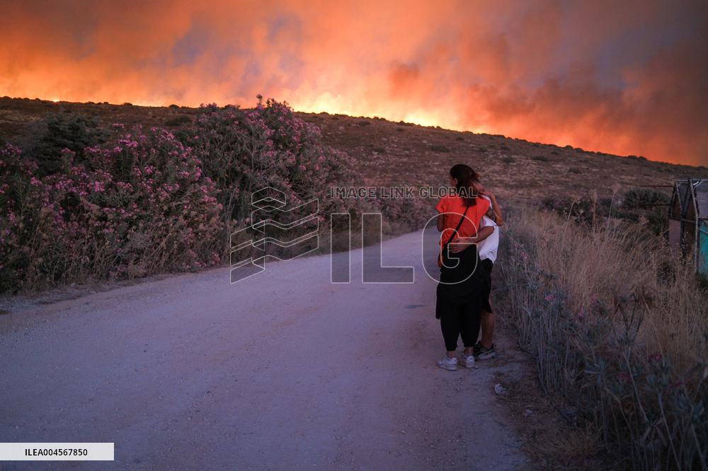 Izmir Wildfires - Turkey
