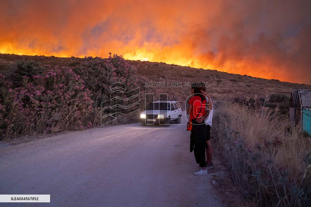 Izmir Wildfires - Turkey