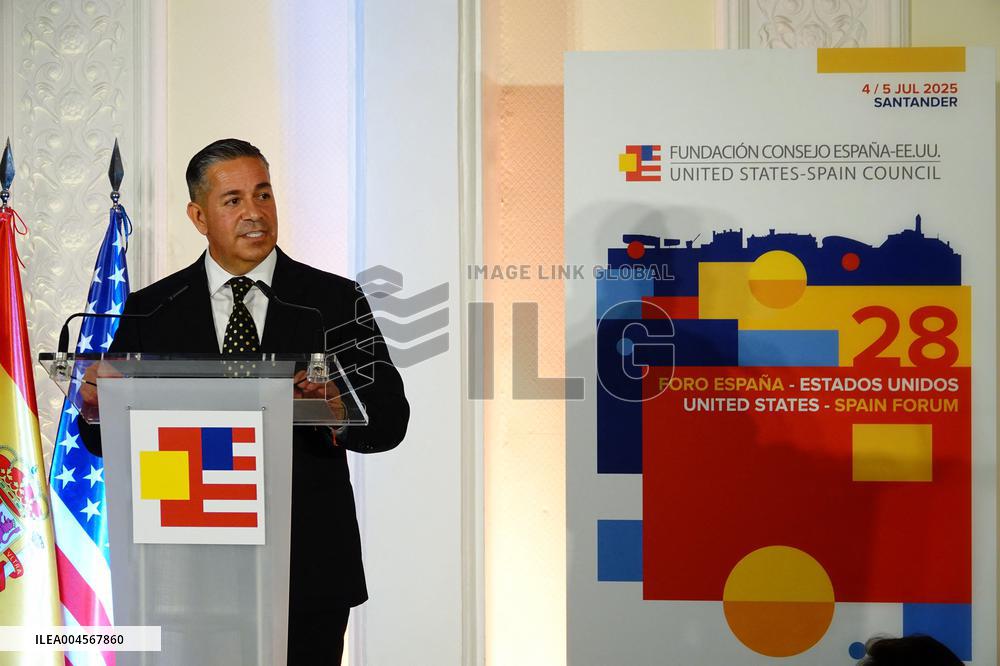 The King Presides The Opening of the Spain-US Forum - Santander