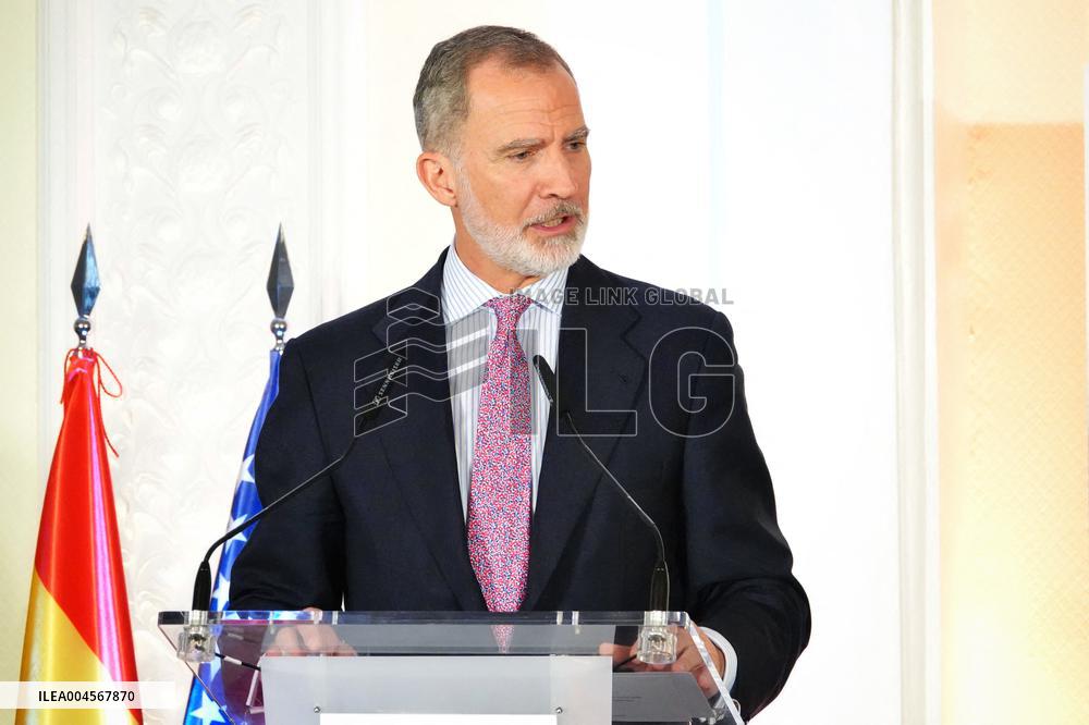 The King Presides The Opening of the Spain-US Forum - Santander