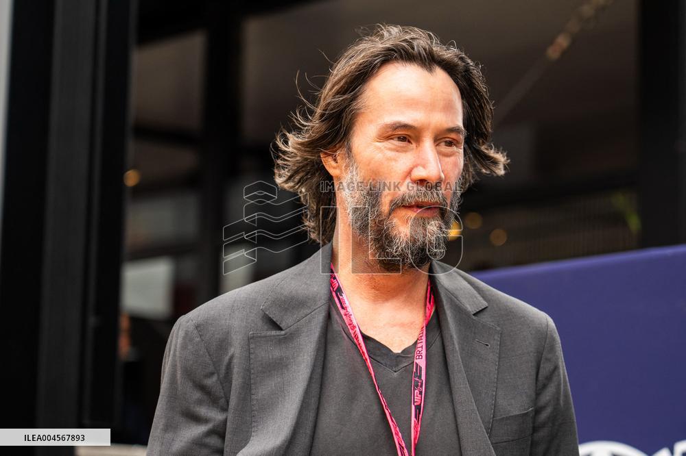 Keanu Reeves At F1 British GP - UK