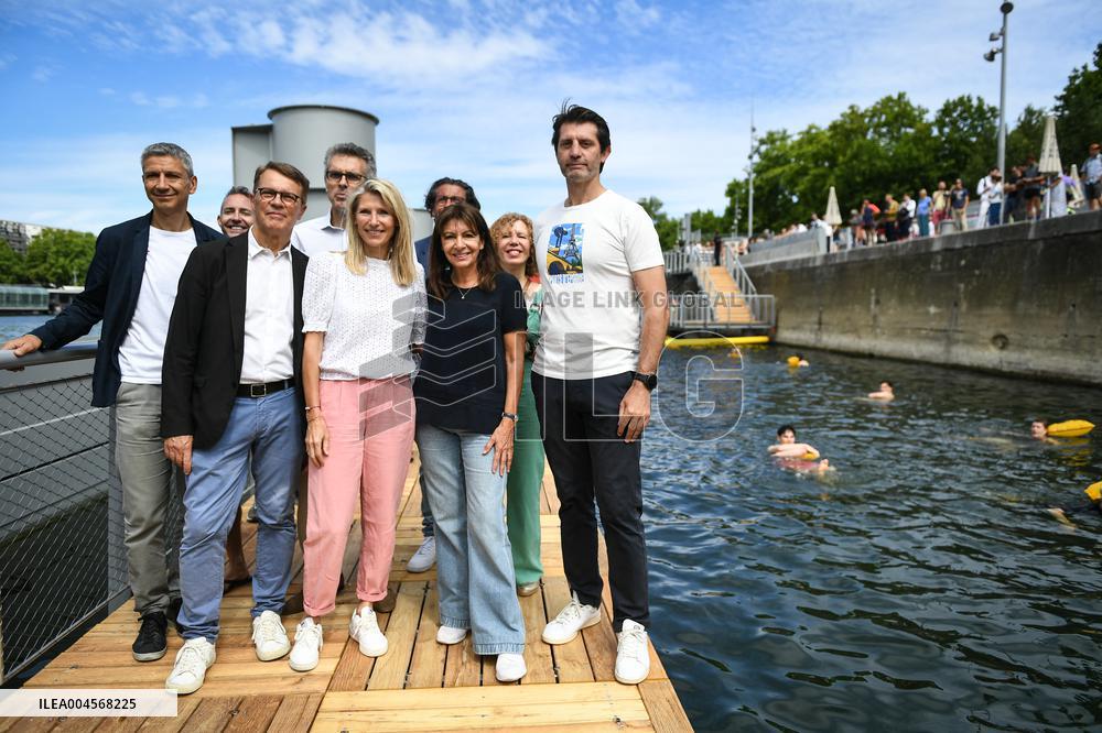 Opening Day Of The Grenelle Seine Bathing Site - Paris