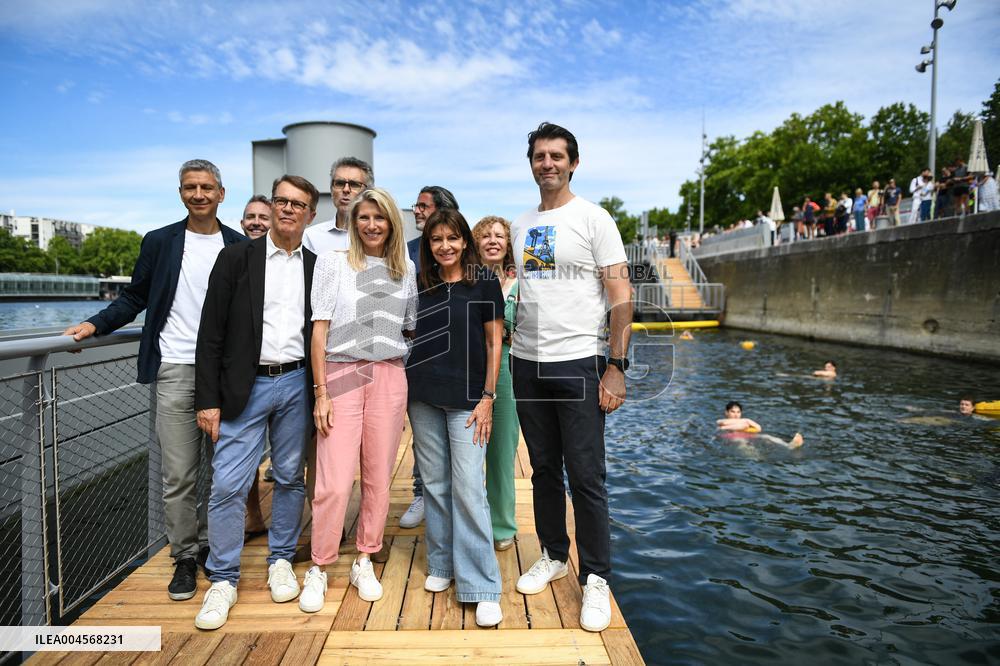 Opening Day Of The Grenelle Seine Bathing Site - Paris